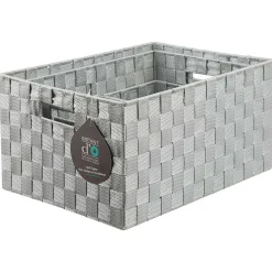 Cesta De Almacenaje Tamaño.1-2/4 Gris