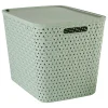 Cesta de almacenaje TRESSY verde 28L