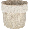 Cesta Decorativa Ete C/Flecos 26x23Cm