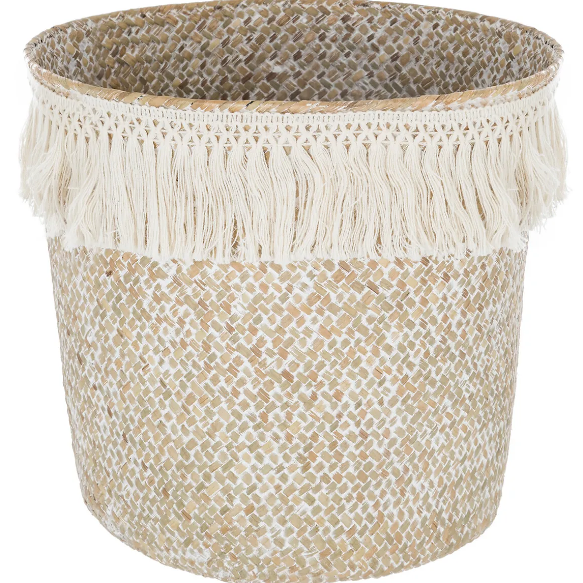 Cesta Decorativa Ete C/Flecos 26x23Cm