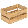 Cesta Lit Beige De Madera 19x30cm