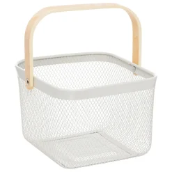 Cesta MAYAJ beige de metal