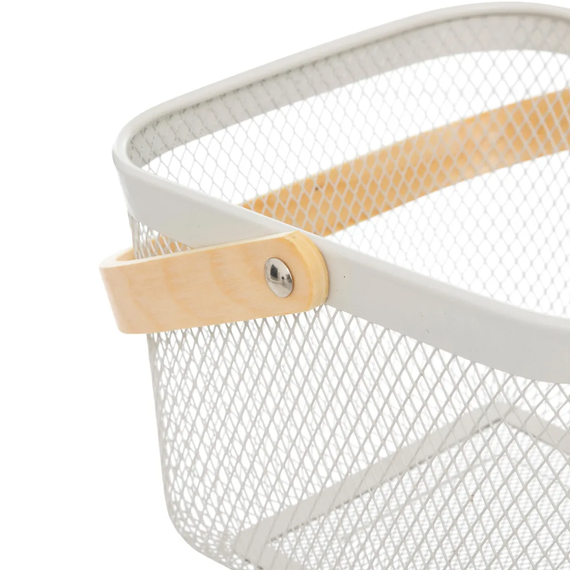 Cesta MAYAJ beige de metal