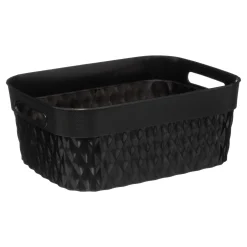 Cesta Negra Rectangular 8.5L
