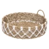 Cesta Redonda De Macramé 38.5x15.5Cm
