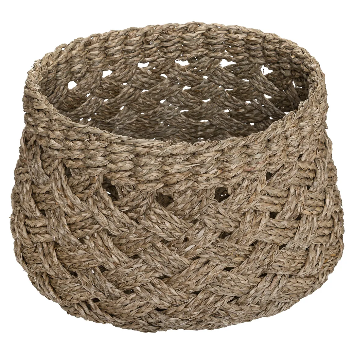 Cesta redonda de seagrass 43.5x25cm