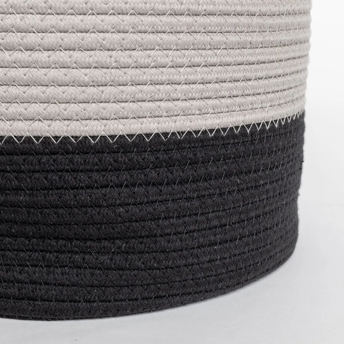 Cesta wc beige de algodón 33X45cm