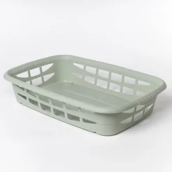 Cesto bajo para ropa verde 25L
