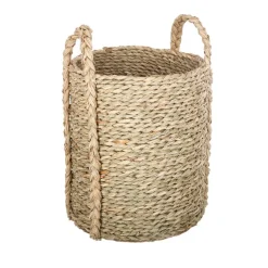 Cesto C/Asas Seagrass Tam.1/3 21x21x25Cm