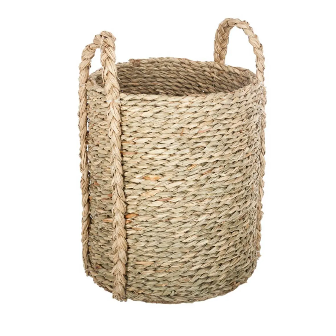 Cesto C/Asas Seagrass Tam.1/3 21x21x25Cm