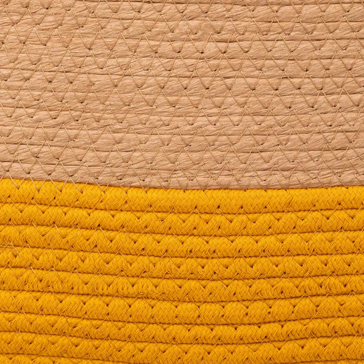 Cesto De Almacenaje Baño Solar Ocre