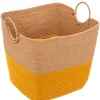 Cesto De Almacenaje Baño Solar Ocre
