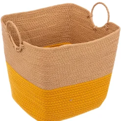 Cesto De Almacenaje Baño Solar Ocre