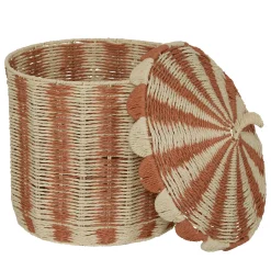 Cesto de almacenaje NOMADE con tapa 37.5cm