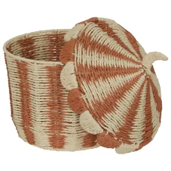 Cesto de almacenaje NOMADE con tapa 32cm