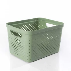 Cesto de almacenaje PIXEL verde 16l