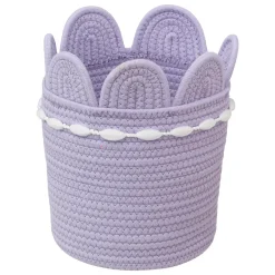 Cesto De Almacenaje Sirena Violeta 26x22cm
