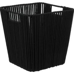 Cesto de almacenaje wc negro