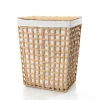 Cesto de baño natural y lino 56cm