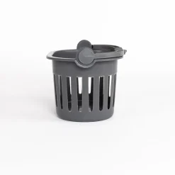 Cesto de pinzas gris