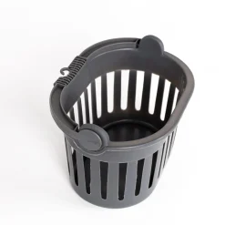 Cesto de pinzas gris