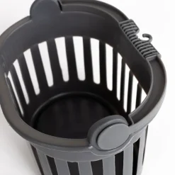 Cesto de pinzas gris