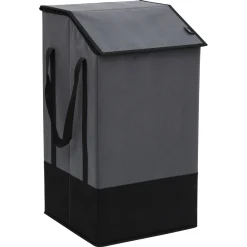 Cesto de ropa gris 45L