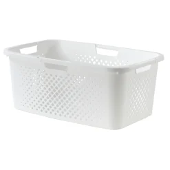 Cesto de ropa PIXEL blanco 40l