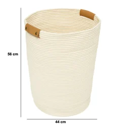 Cesto de ropa wc DUO beige 80l