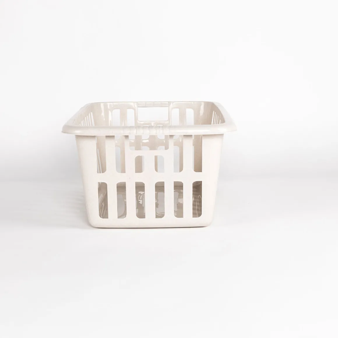 Cesto para colada alto crema 40L