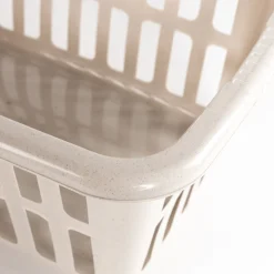 Cesto para colada alto crema 40L