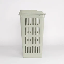 Cesto para colada con tapa verde 40L
