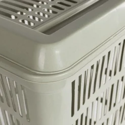 Cesto para colada con tapa verde 40L