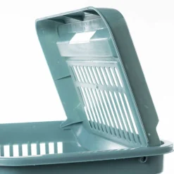 Cesto para colada wc azul SAND con tapa