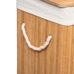 Cesto P/Colada Bambú Forrado C/Tela