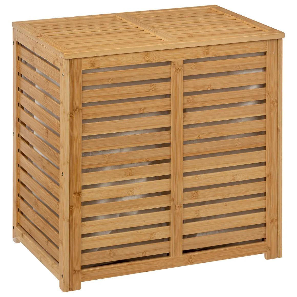 Cesto WC Doble 100L Bambú