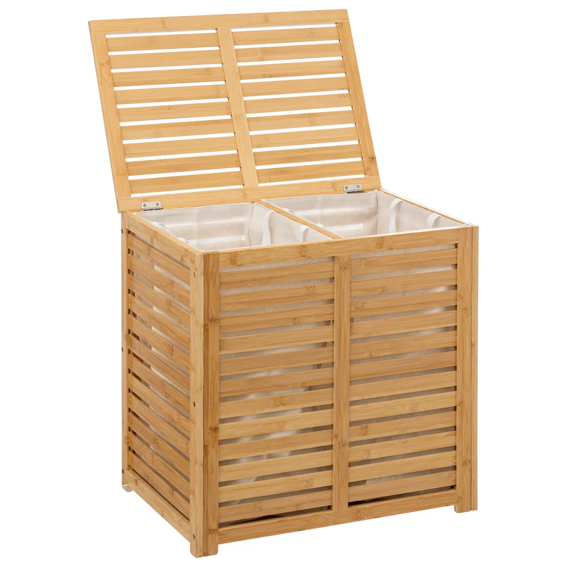 Cesto WC Doble 100L Bambú