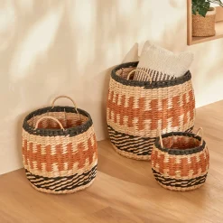 Cesto WONJA naranja 35x32cm