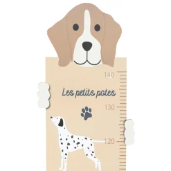 Cinta métrica perro beige de mdf