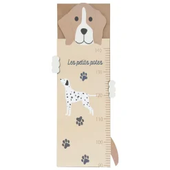 Cinta métrica perro beige de mdf