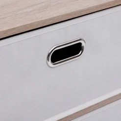 Cómoda con 5 cajones beige 100cm