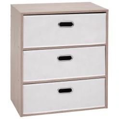 Cómoda con 3 cajones beige 60cm