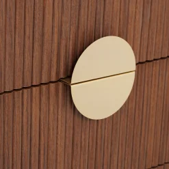 Cómoda con 4 cajones WANY marrón oscuro