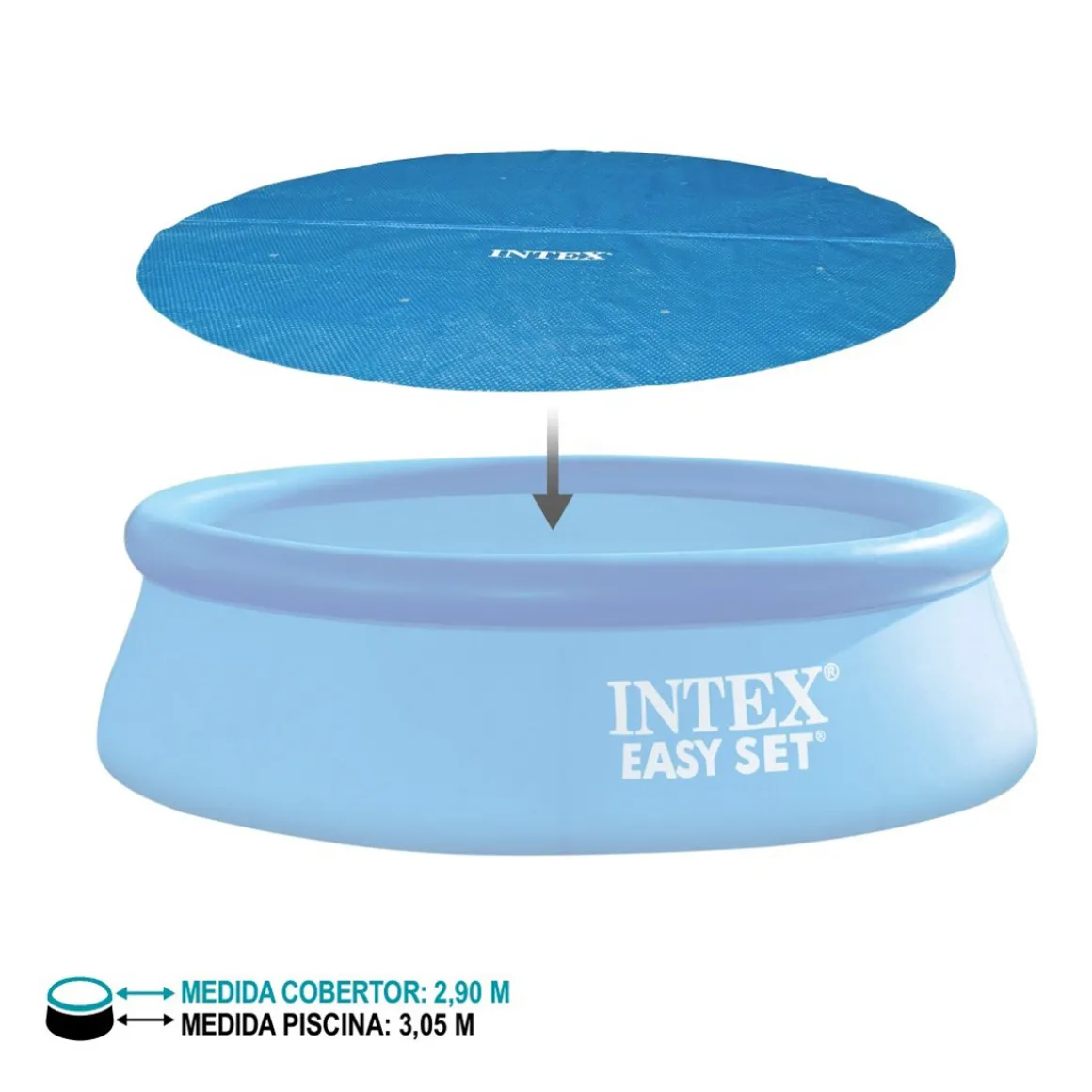 Cobertor Solar Para Piscinas 305Cm