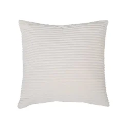 Cojín ARUM rayas marfil 38x38cm