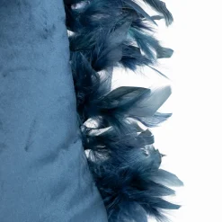 Cojín azul de terciopelo 40x40cm