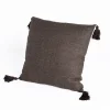 Cojín BEVERLY marrón 45x45cm