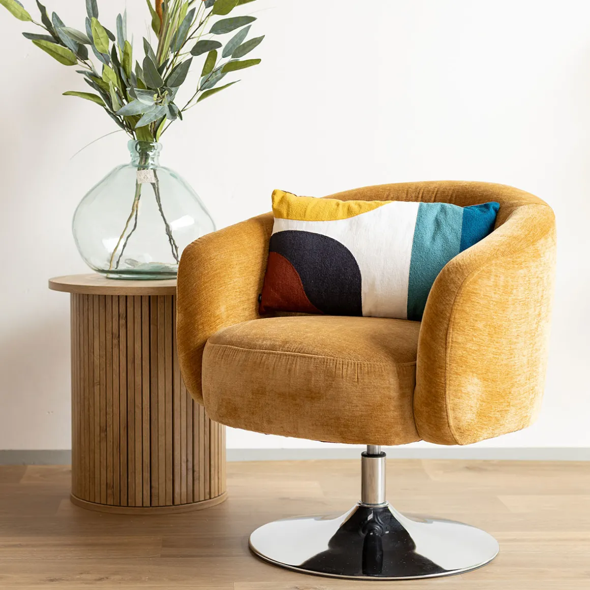 Cojín Bordado Multicolor 30x50Cm