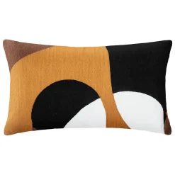 Cojín Bordado Ocre 30x50Cm