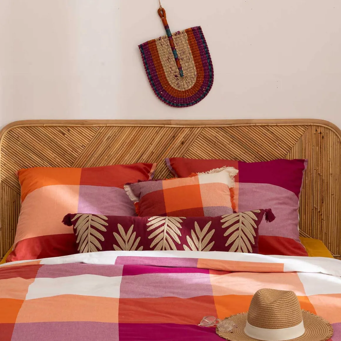 Cojín bordado YUCATAN 10x30x80cm